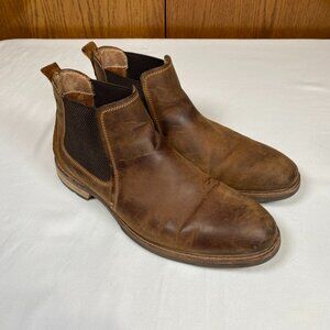 Florshiem Lodge Plain Toe Gore Men's Boots 9 Brown